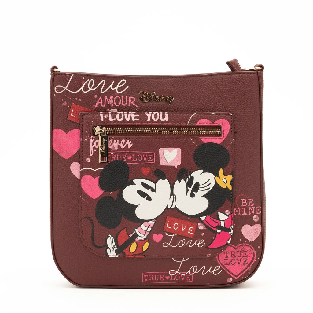 WondaPop Designer Series Disney Valentine Mickey and Minnie Crossbody - Back