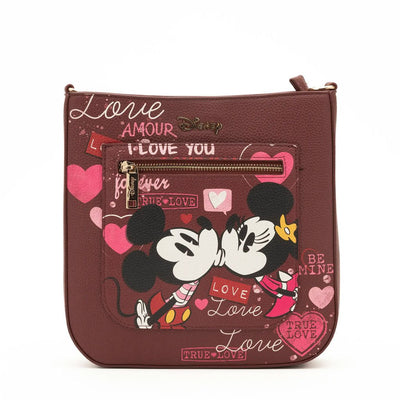 WondaPop Designer Series Disney Valentine Mickey and Minnie Crossbody - Back