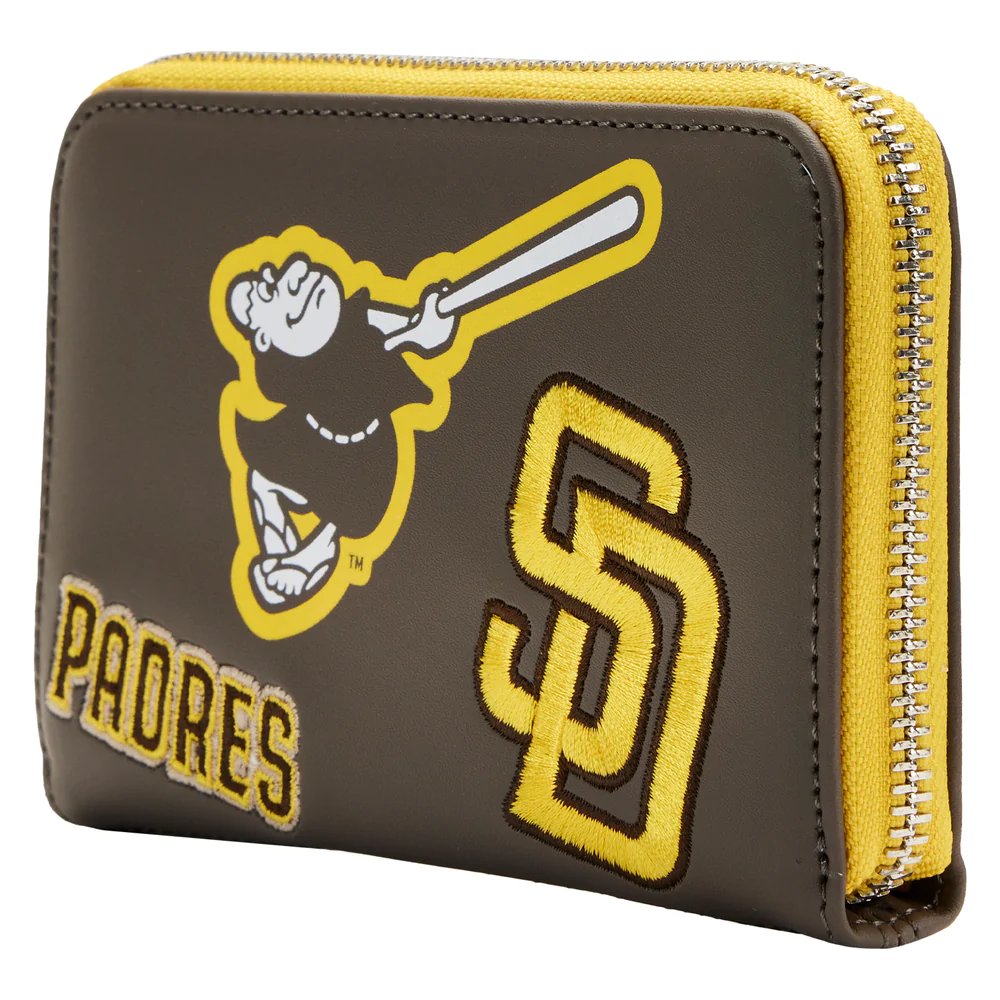 Loungefly MLB San Diego Padres Patches Zip-Around Wallet - Side