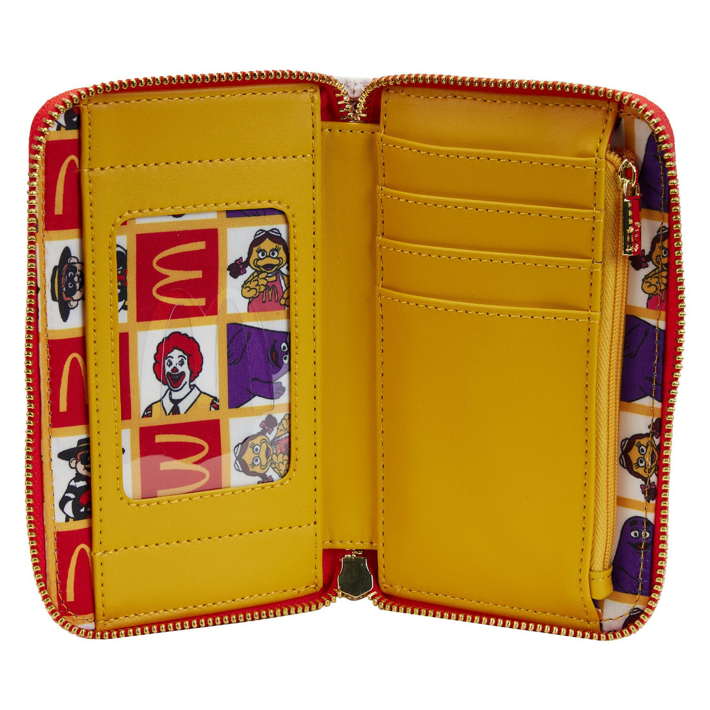 Loungefly McDonald's Ronald and Friends Zip-Around Wallet
