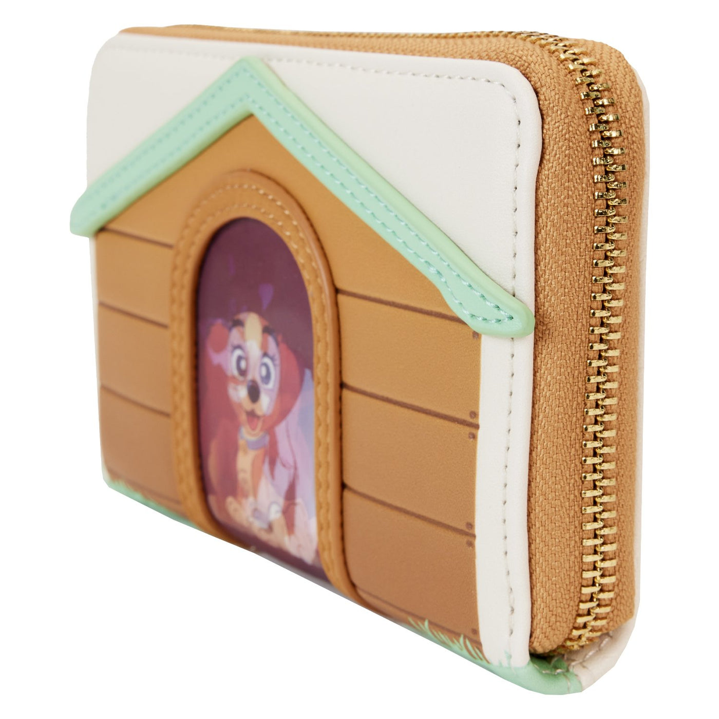 Loungefly Disney I Heart Disney Dogs Triple Lenticular Zip-Around Wallet - Side View