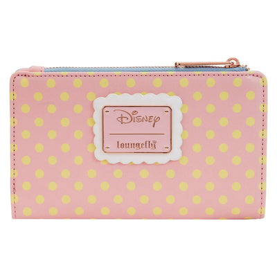 Loungefly Disney Minnie Daisy Pastel Color Block Dots Flap Wallet - Loungefly wallet back