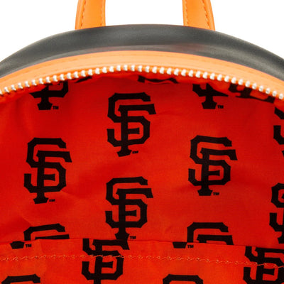 Loungefly MLB San Francisco Giants Patches Mini Backpack - Interior Lining