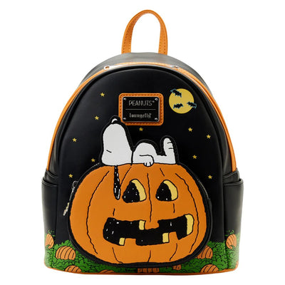 Loungefly Peanuts Great Pumpkin Snoopy Mini Backpack - Front