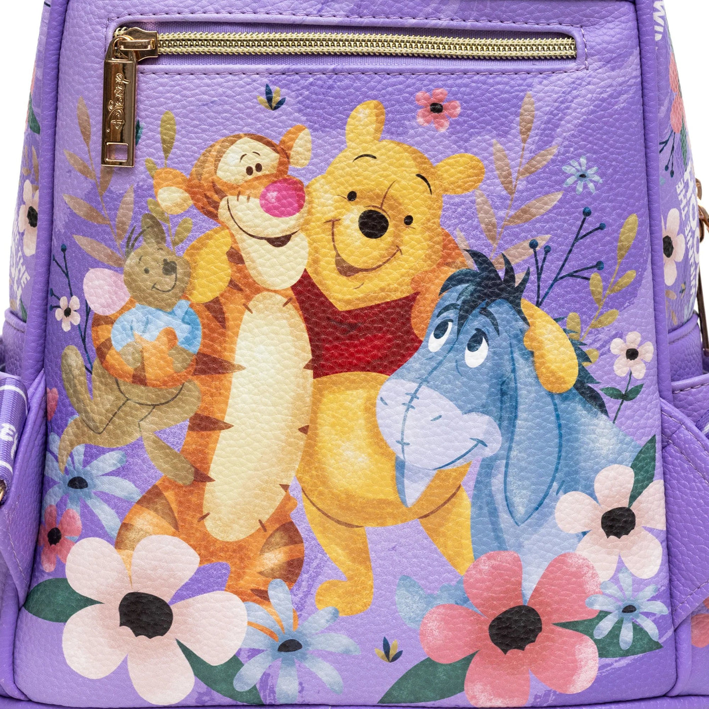 WondaPop Disney Winnie the Pooh Hundred Acre Wood Friends Mini Backpack - Back Close Up