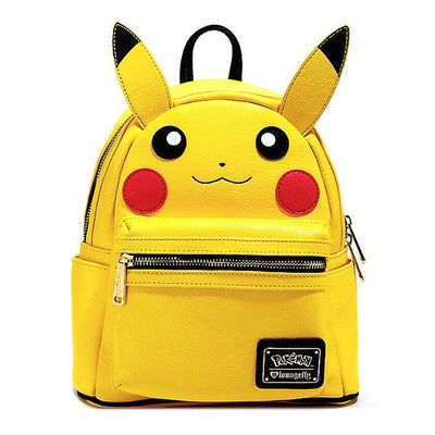 Loungefly x Pokemon Pikachu Face Mini-Backpack - FRONT