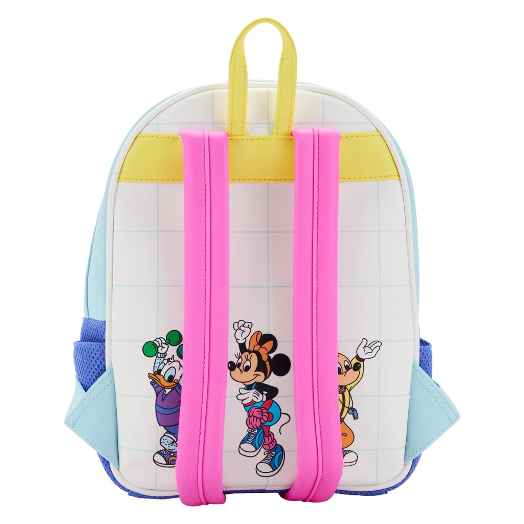 Loungefly Disney Mousercise Mini Backpack - Back