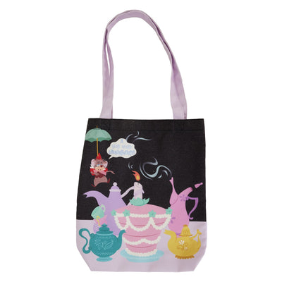 Loungefly Disney Alice in Wonderland Unbirthday Canvas Tote Bag - Front