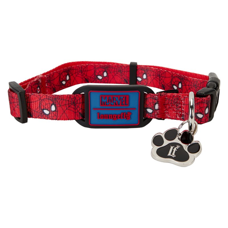Loungefly Pets Marvel Spider Man Dog Collar - Front