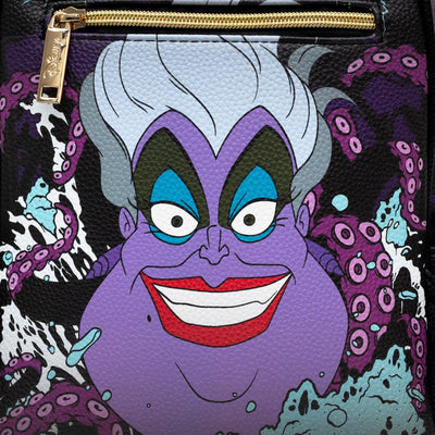 WondaPop Disney Villains Ursula Mini Backpack - Back Close Up