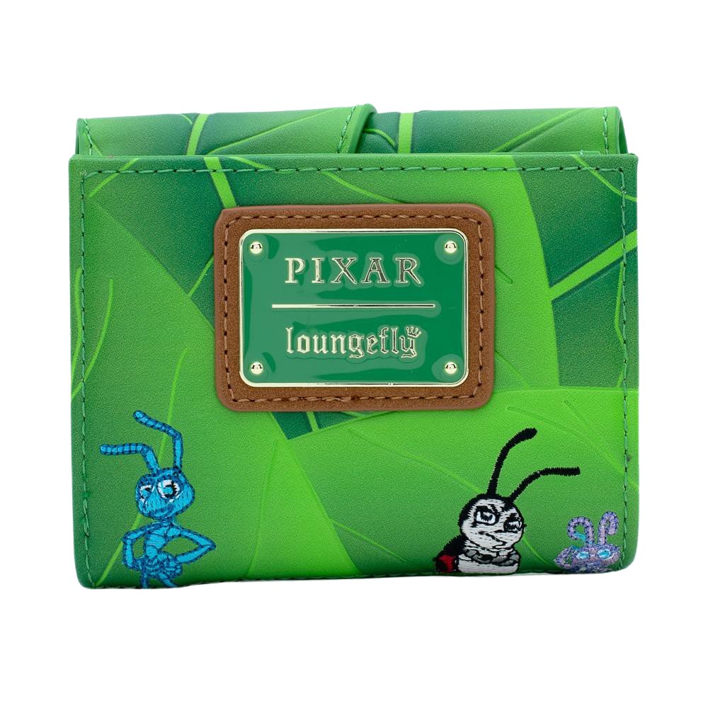 Loungefly Disney Pixar A Bug's Life Leaf Flap Wallet - Back