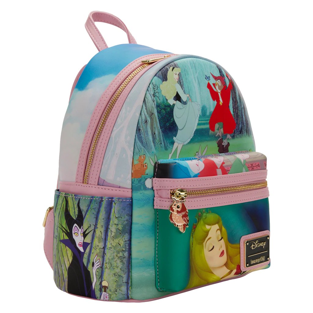 Loungefly Disney Sleeping Beauty Princess Scene Mini Backpack - Side View B