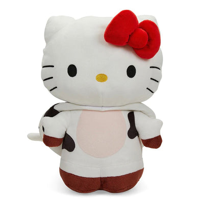 Kidrobot Sanrio 13" Hello Kitty Chinese Zodiac Year of the Ox Plush Toy - Front with hood down