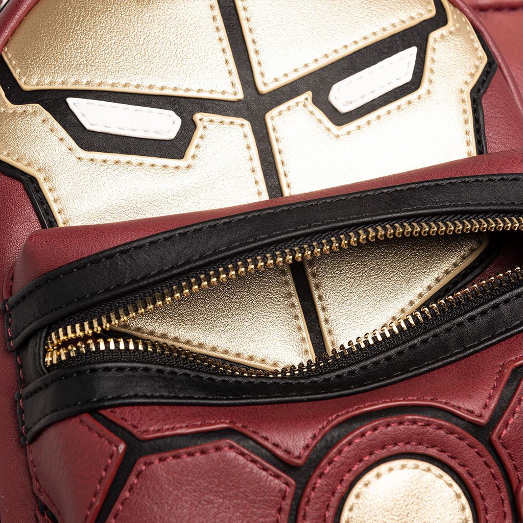 707 Street Exclusive - Loungefly Marvel Iron Man Cosplay Mini Backpack - Close