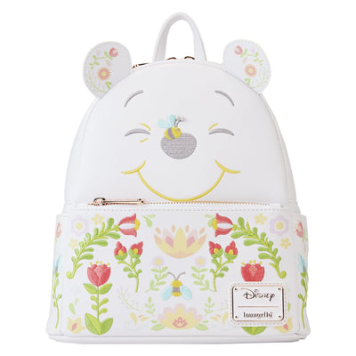Loungefly Disney Winnie the Pooh Cosplay Folk Floral Mini Backpack - Front