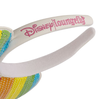 Loungefly Disney Sequin Rainbow Minnie Ears Headband