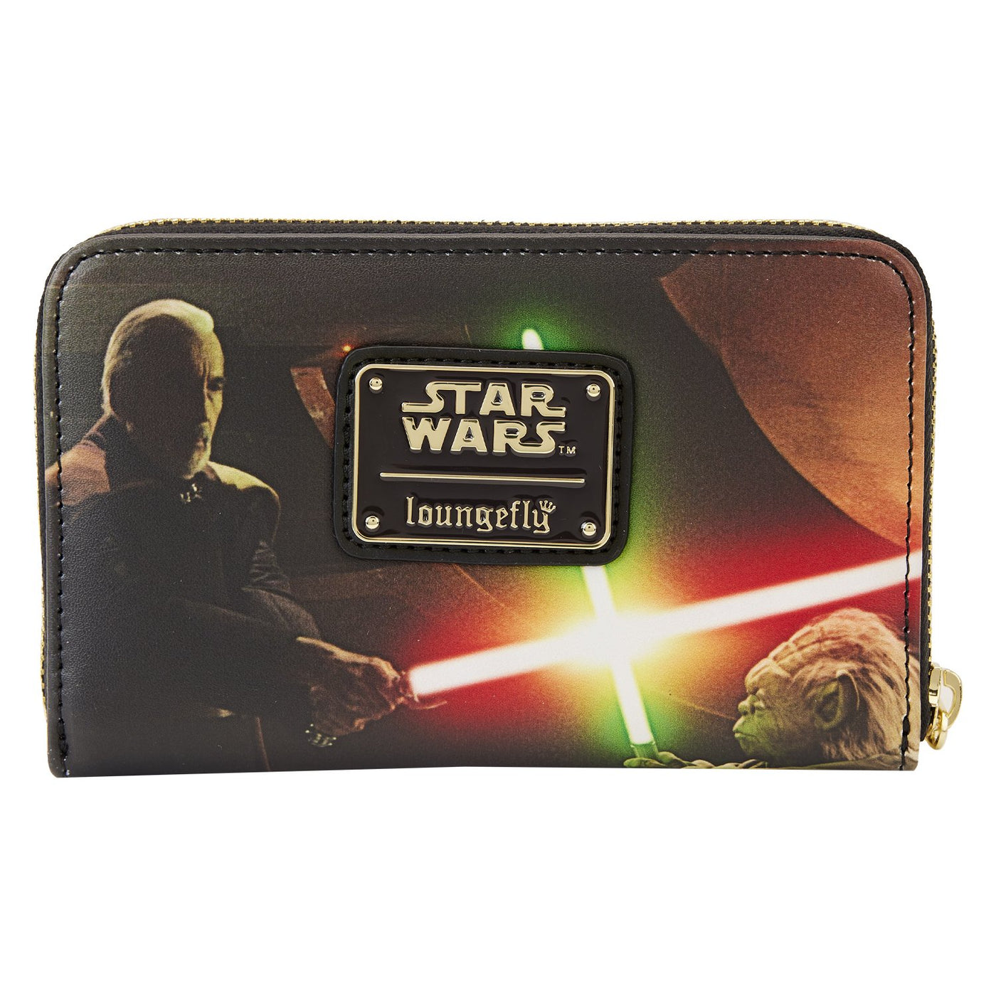 Loungefly Star Wars Episode Two Attack of the Clones Scene Zip-Around Wallet - Back