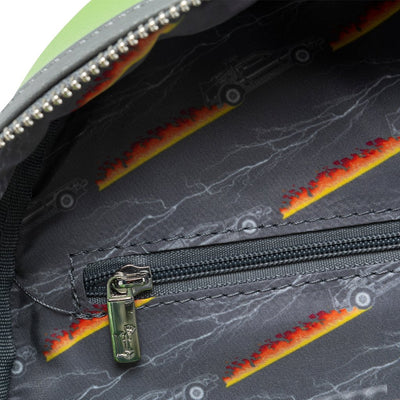 707 Street Exclusive - Loungefly Universal Back to the Future Light-Up DeLorean Mini Backpack - Interior Lining
