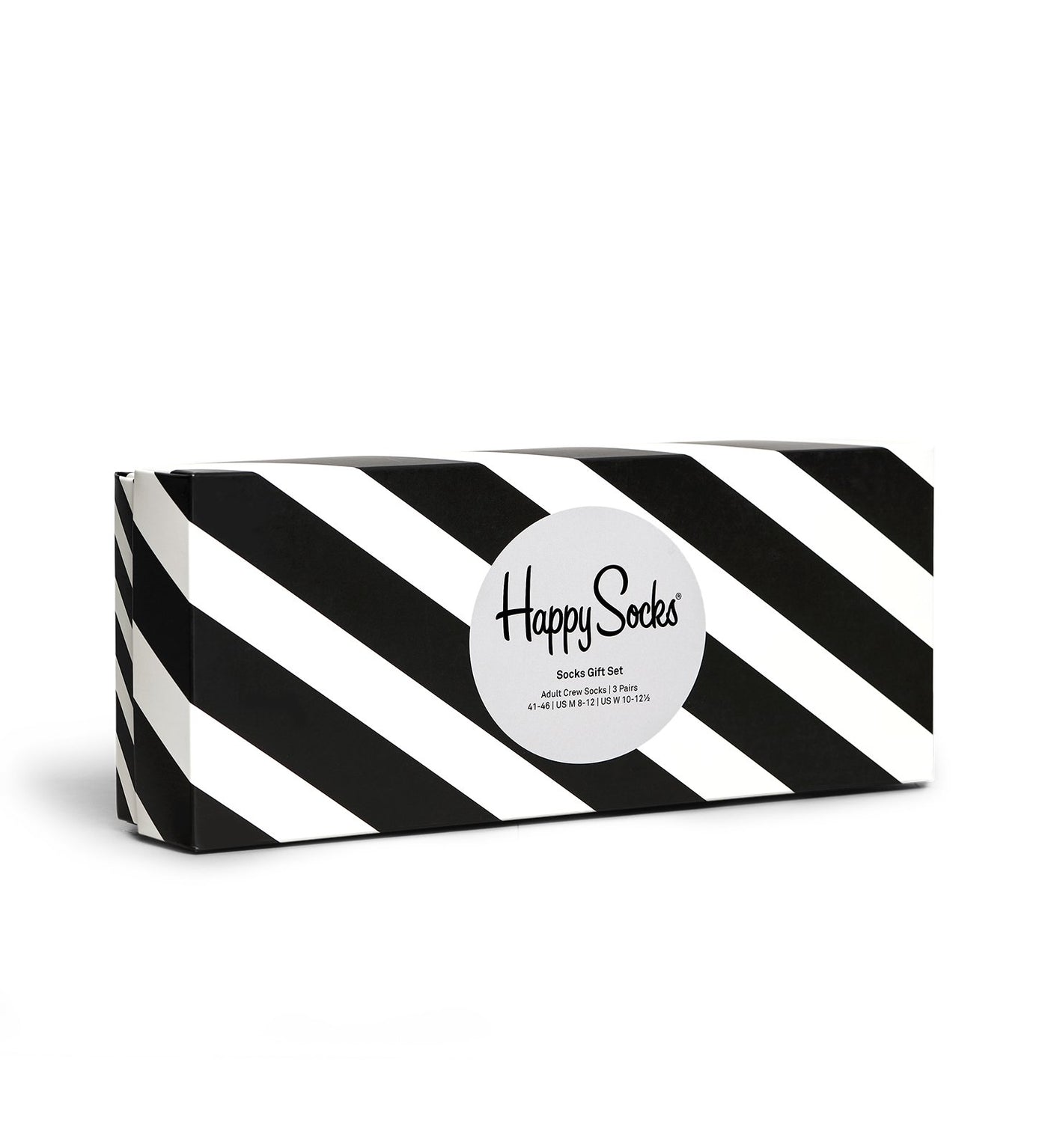 Happy Socks Black & White Gift Set 4-Pair - 192766095663