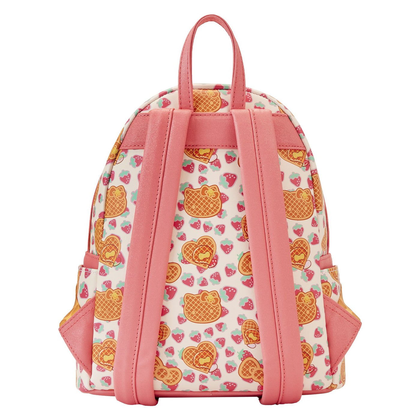 671803458147 - Loungefly Sanrio Hello Kitty Breakfast Waffle Mini Backpack - Back