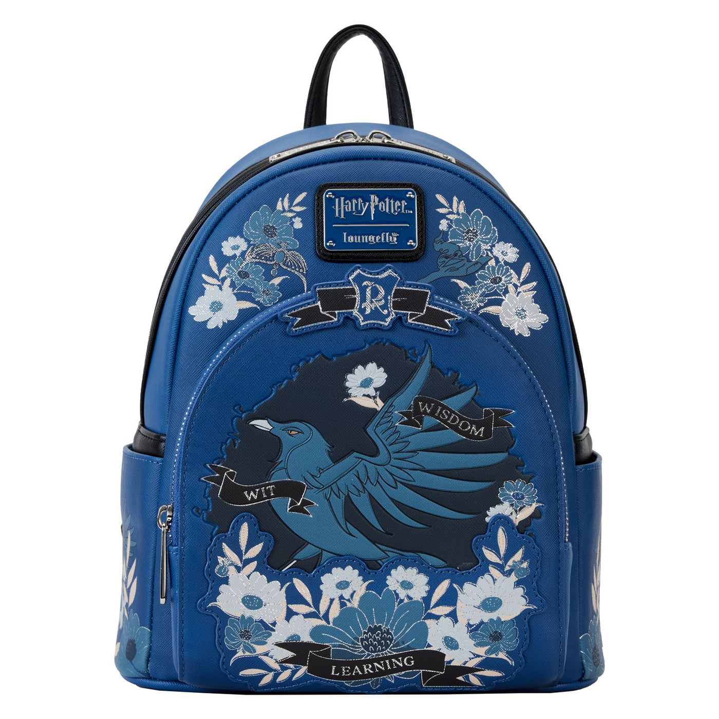 Loungefly Warner Brothers Harry Potter Ravenclaw House Tattoo Mini Backpack - Front
