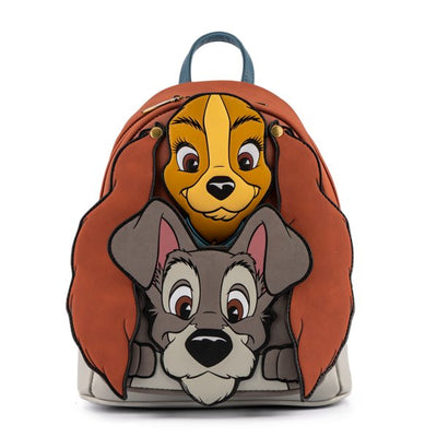 Loungefly Disney Lady & The Tramp Cosplay Mini Backpack - Front