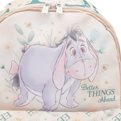 WondaPop Disney Winnie the Pooh Eeyore Pastel 13" Nylon Mini Backpack - Close Up