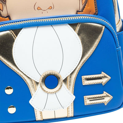 671803455566 - 707 Street Exclusive - Loungefly Disney Beauty and the Beast Prince Adam Cosplay Mini Backpack - Front Pocket Close Up