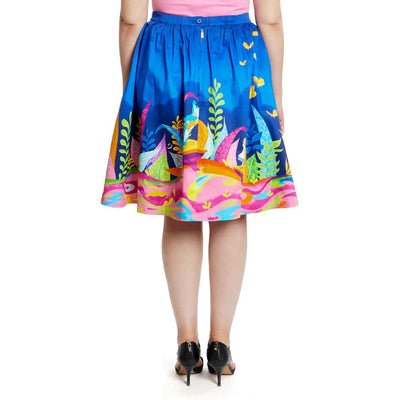 Stitch Shoppe by Loungefly Disney Alice in Wonderland Caterpillar Dream Sandy Skirt - Model Back