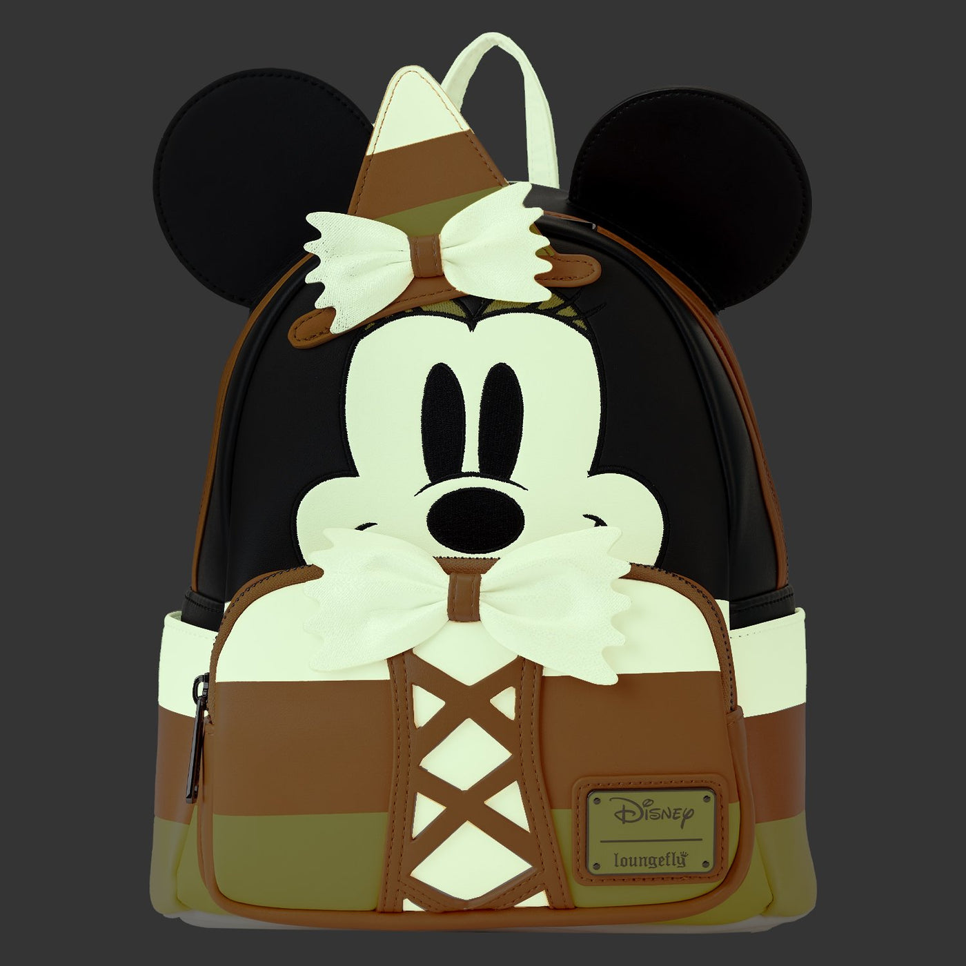 Loungefly Disney Candy Corn Minnie Cosplay Mini Backpack - Glow in the Dark