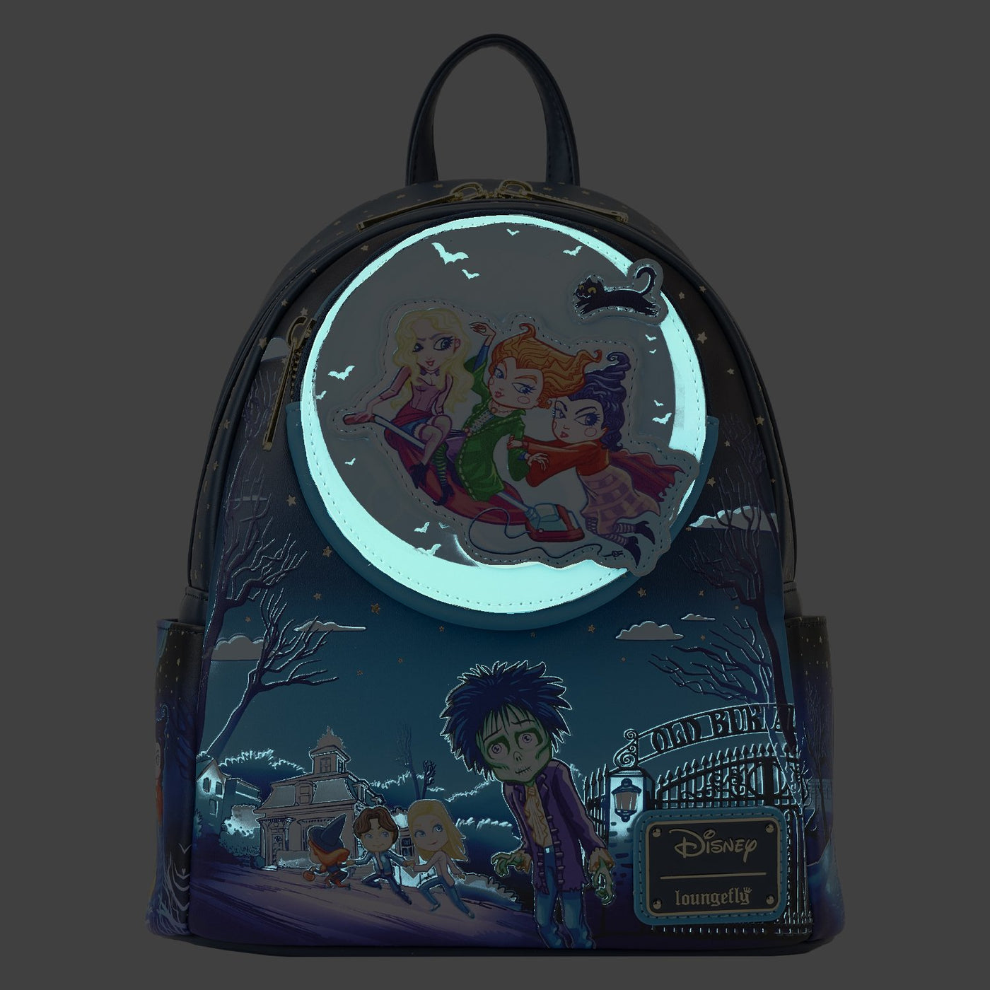 Loungefly Disney Hocus Pocus Poster Mini Backpack - Glow in the Dark