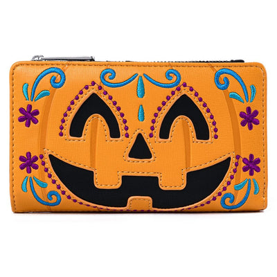 Halloween Pumpkin Flap Wallet