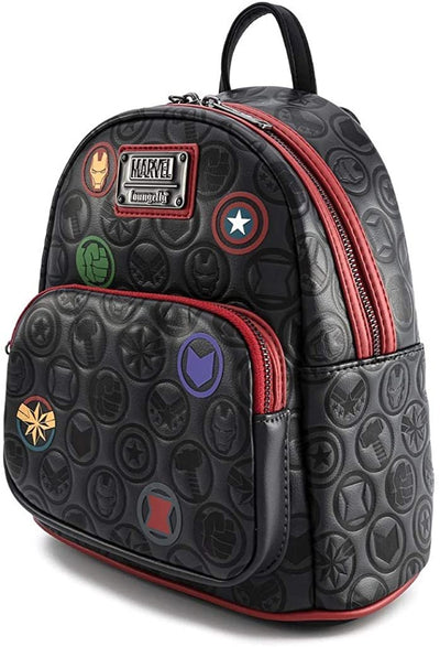 Marvel Avengers Debossed Icons Mini Backpack