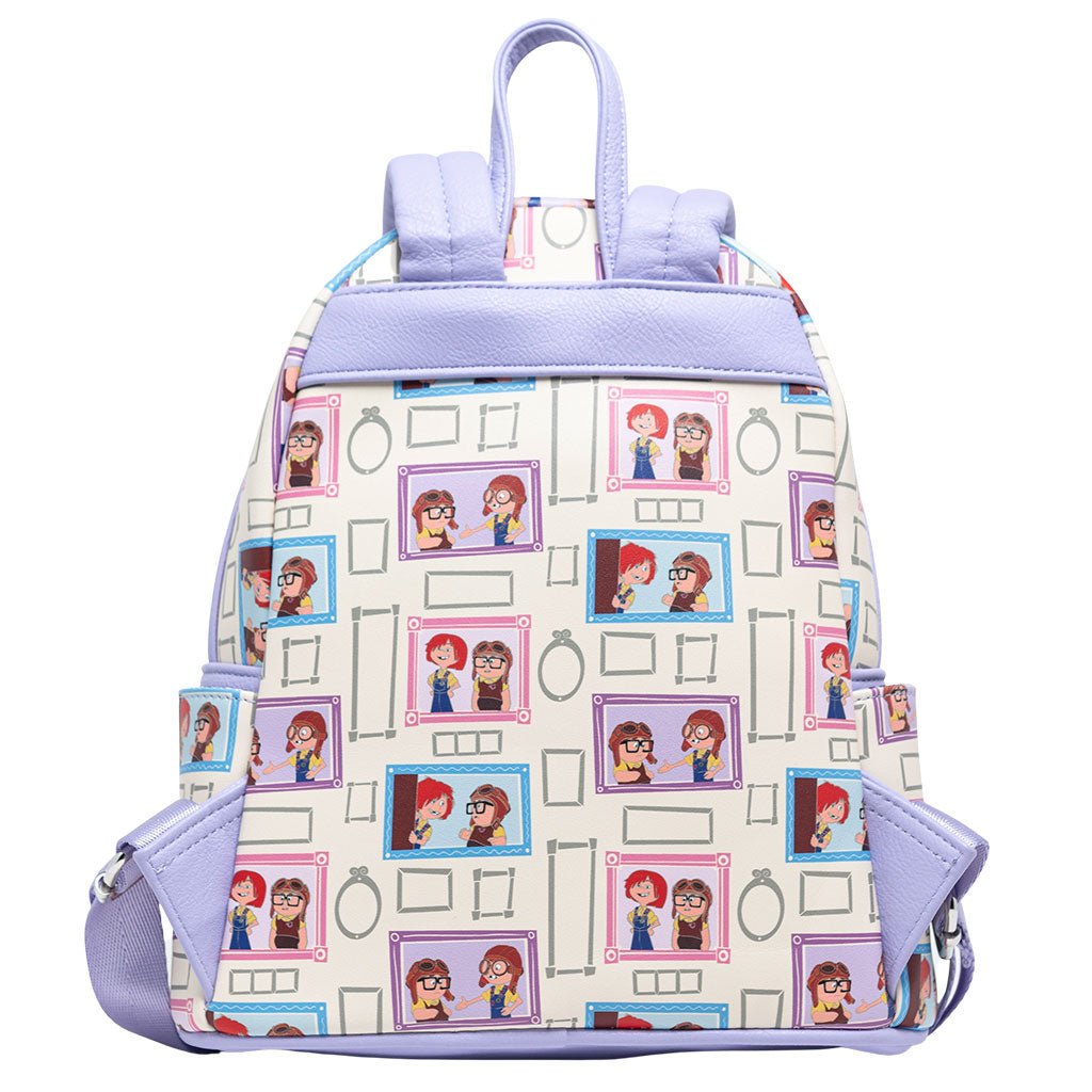 707 Street Exclusive -  Loungefly Disney Pixar Young Carl and Ellie Mini Backpack - Back