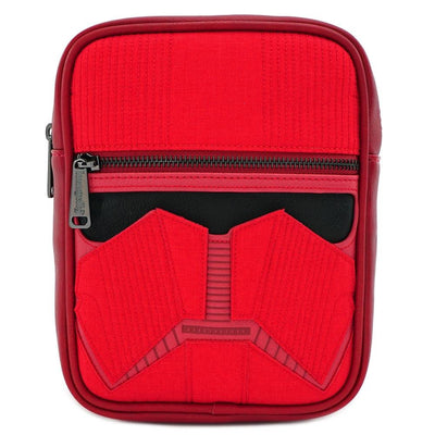 LOUNGEFLY X STAR WARS RED SITH TROOPER CROSSBODY BAG - FRONT