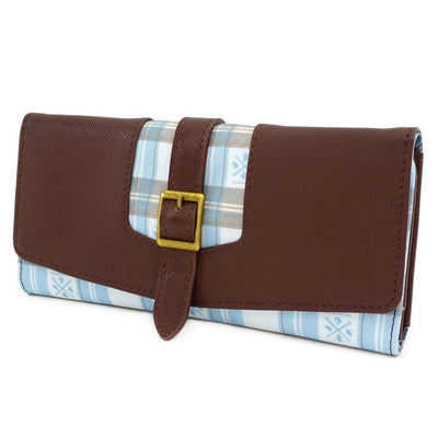 LOUNGEFLY X HARRY POTTER HOGWARTS PLAID FLAP WALLET - SIDE