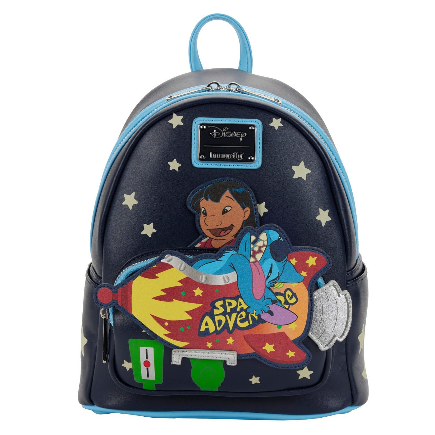 Loungefly Disney Lilo and Stitch Space Adventure Mini Backpack - Front