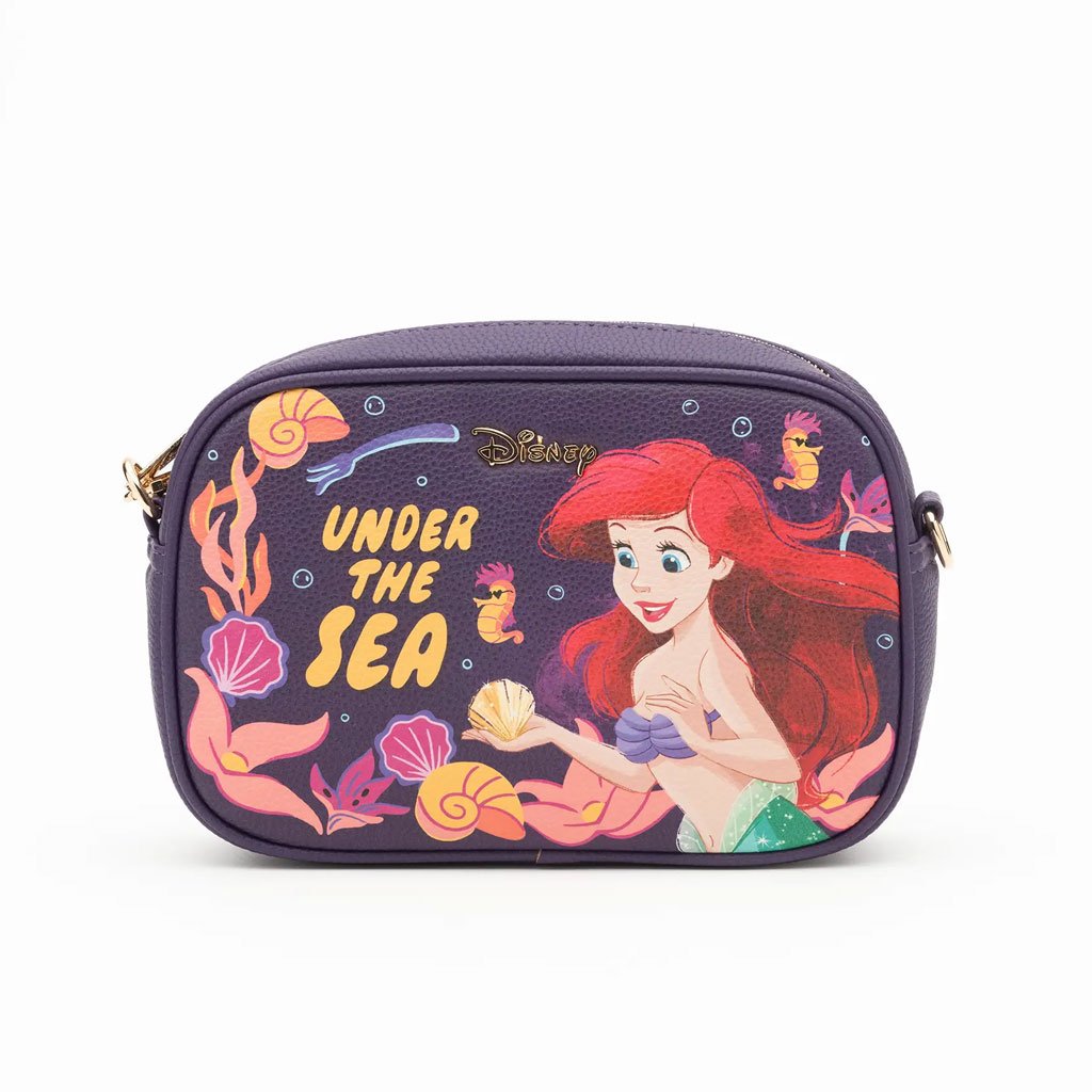 WondaPop Designer Series Disney The Little Mermaid Ariel Crossbody - Front