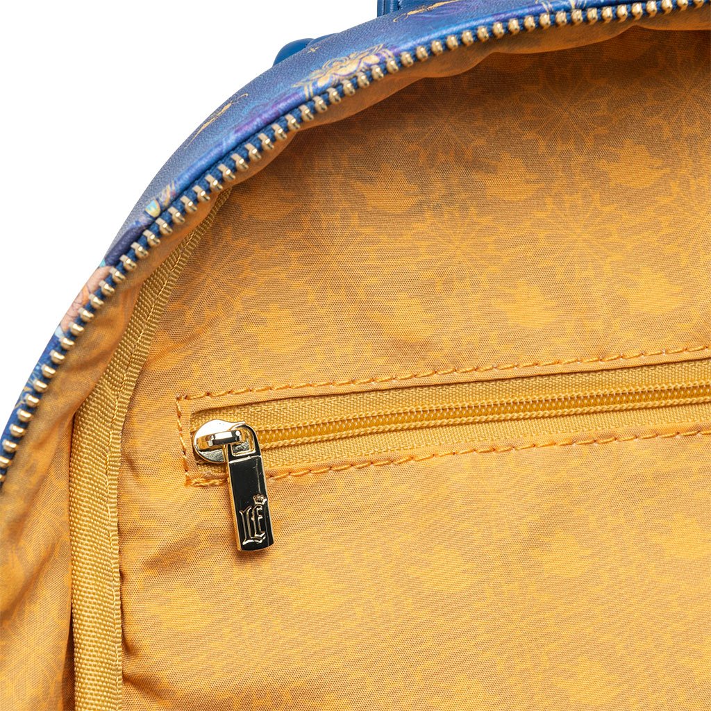 707 Street Exclusive - Loungefly Disney Aladdin and Jasmine Mini Backpack - Interior Lining