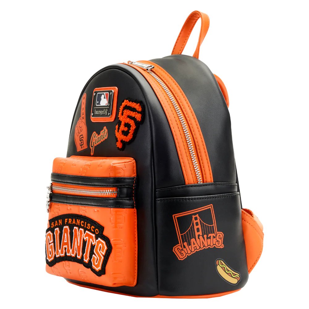 Loungefly MLB San Francisco Giants Patches Mini Backpack - Right Side