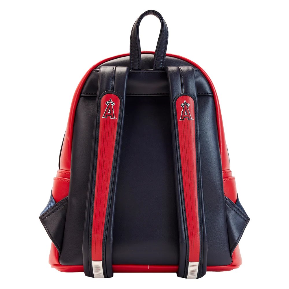 Loungefly MLB Anaheim Angels Patches Mini Backpack - Back - 671803422193