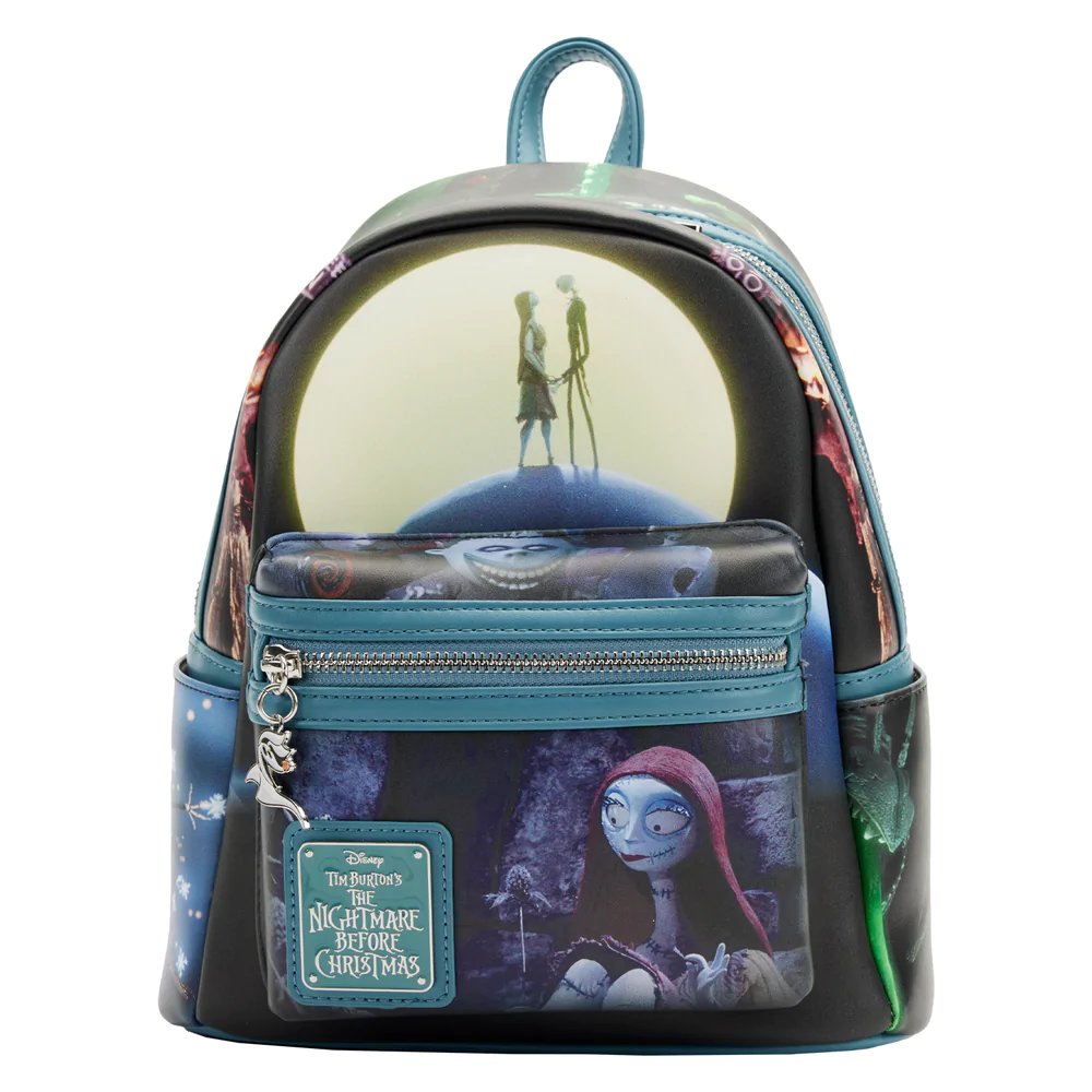 Loungefly Disney Nightmare Before Christmas Final Frame Mini Backpack - Front