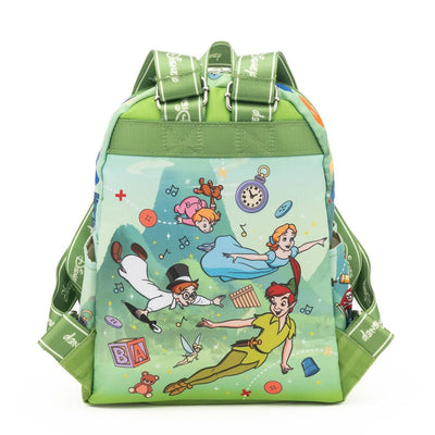 WondaPop Disney Peter Pan Neverland 13" Nylon Mini Backpack - Back