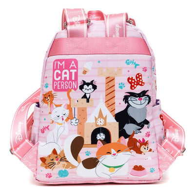 WondaPop Disney Cats Nylon Mini Backpack - Back without straps