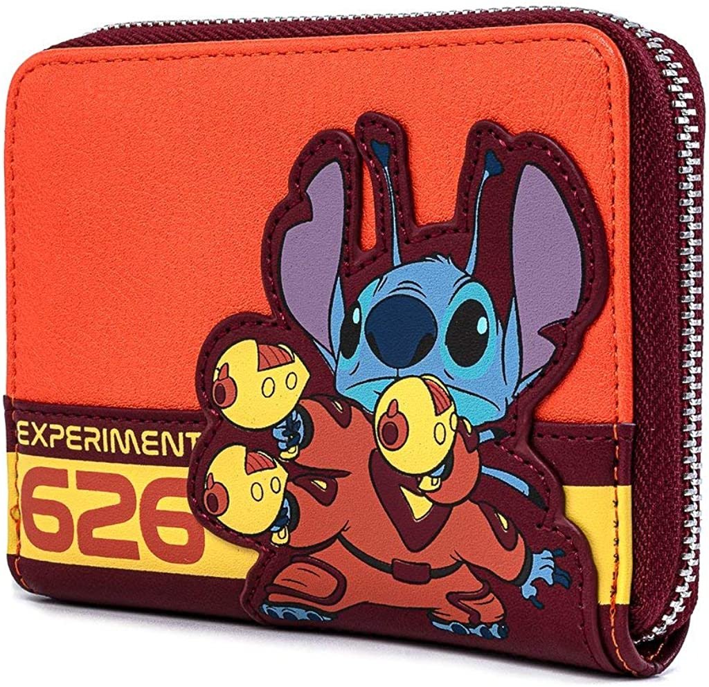 Disney Lilo & Stitch Experiment 626 Cosplay Zip-Around Wallet