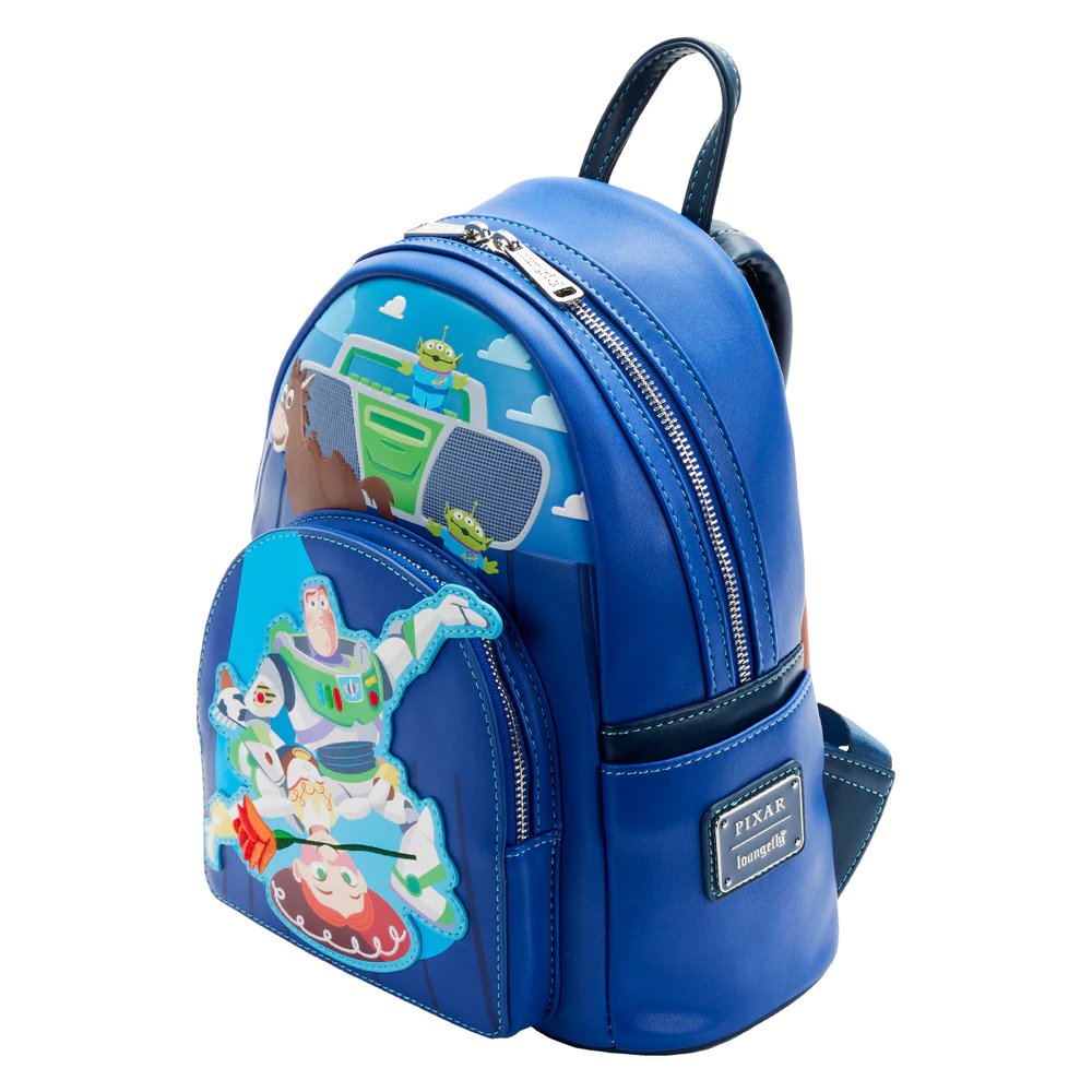 Loungefly Disney Pixar Moment Toy Story Jessie and Buzz Backpack - Side View