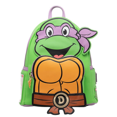 671803390911 - 707 Street Exclusive - Loungefly Nickelodeon TMNT Donatello Cosplay Mini Backpack - Front