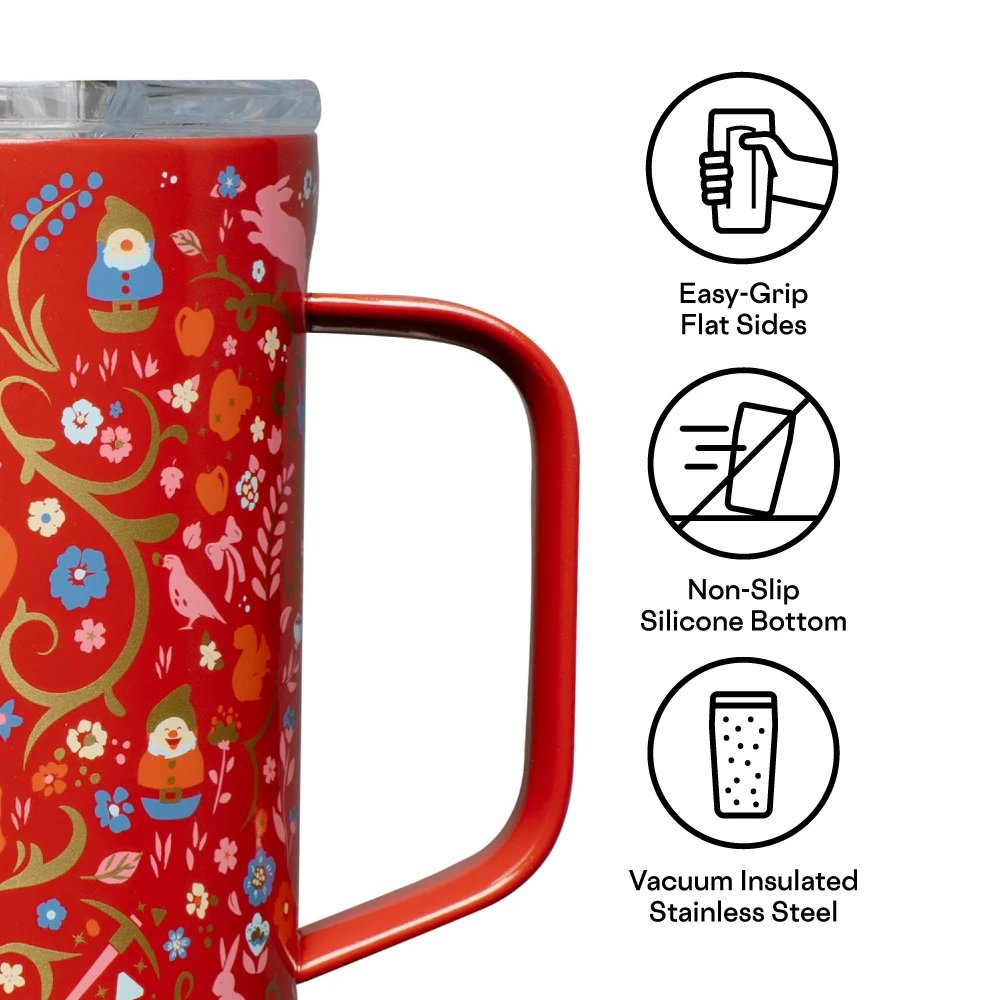 Corkcicle Disney Princess Snow White 16oz Mug - Alternate Close Up