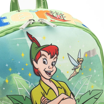 WondaPop Disney Peter Pan Neverland 13" Nylon Mini Backpack - Close Up