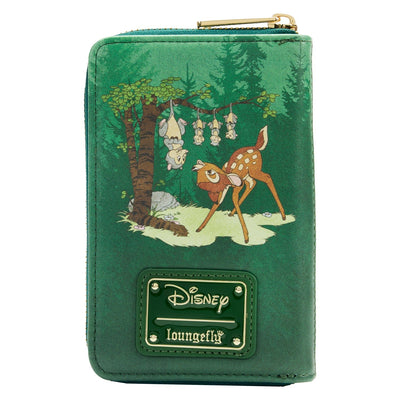 Loungefly Disney Classic Books Bambi Zip-Around Wallet - Back